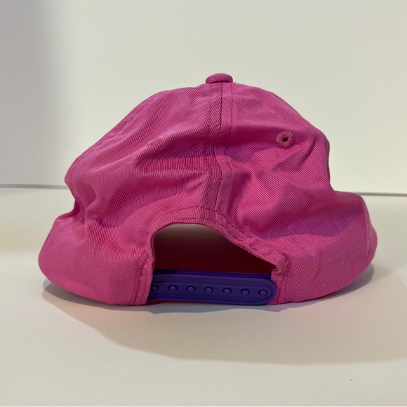 2014 Hello Kitty Sanrio Pink Adjustable Hat Heart Arrow One Size Snapback - Picture 10 of 11